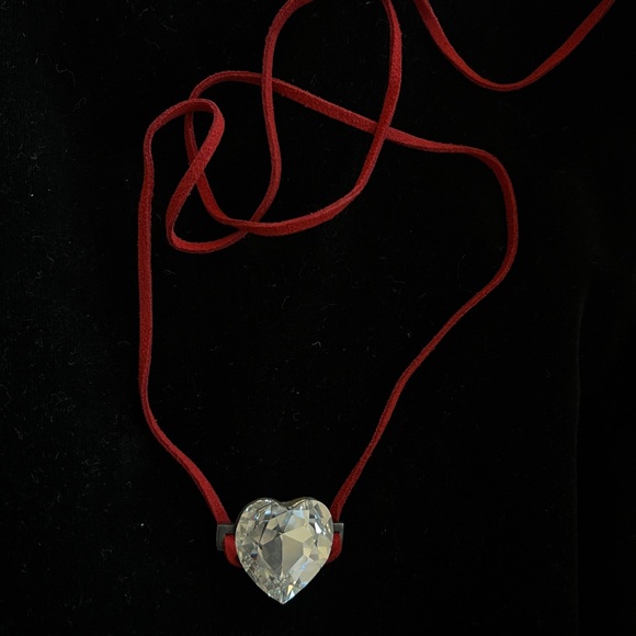 Heart Swarovski Crystal Pendant Necklace by Mehbs Yaqub - Picture 1 of 4